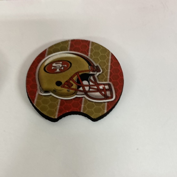 COPY - COPY - San Francisco 49ers License Plate With Cup Holder Inserts - Picture 2 of 5